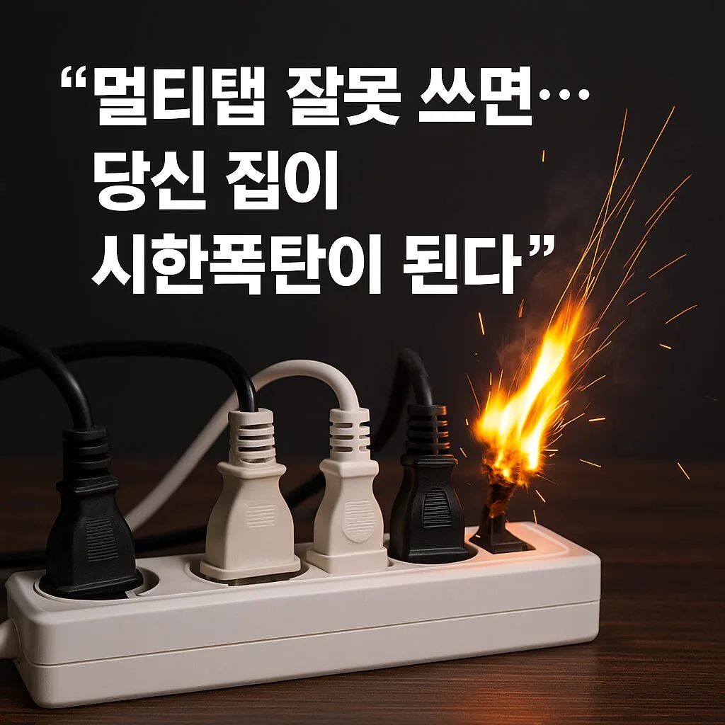 “멀티탭 잘못 쓰면… 당신 집이 시한폭탄이 된다”