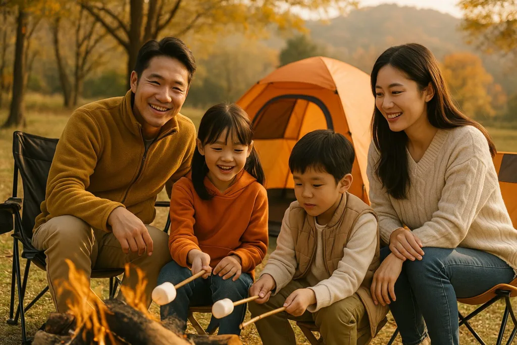 “가을 단풍보다 아이 웃음이 예쁜 캠핑장 6곳 – 안 가면 후회할 가족 나들이 명당”