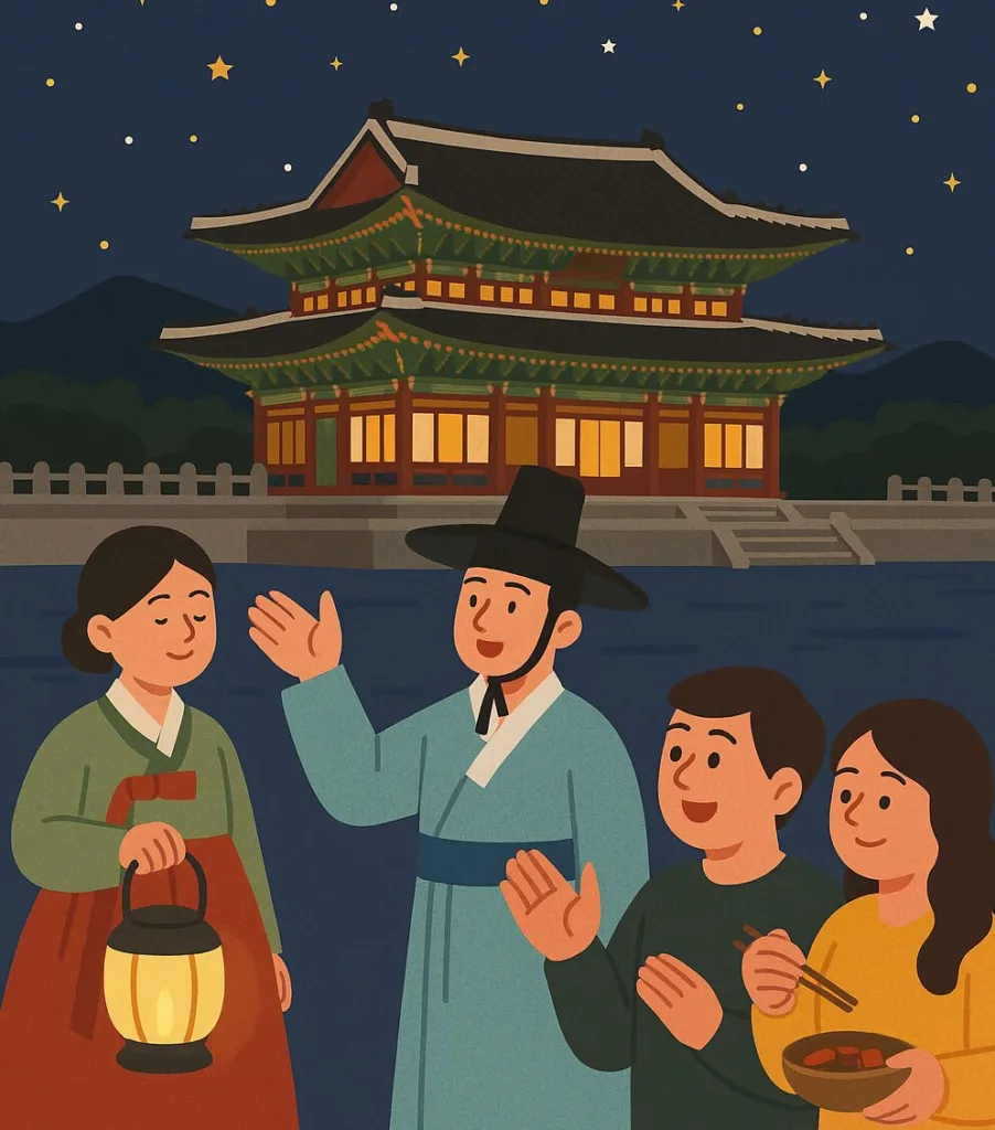 “달빛 아래 궁궐 산책? 경복궁 야간개장, 2025 새로운 빛을 담다”