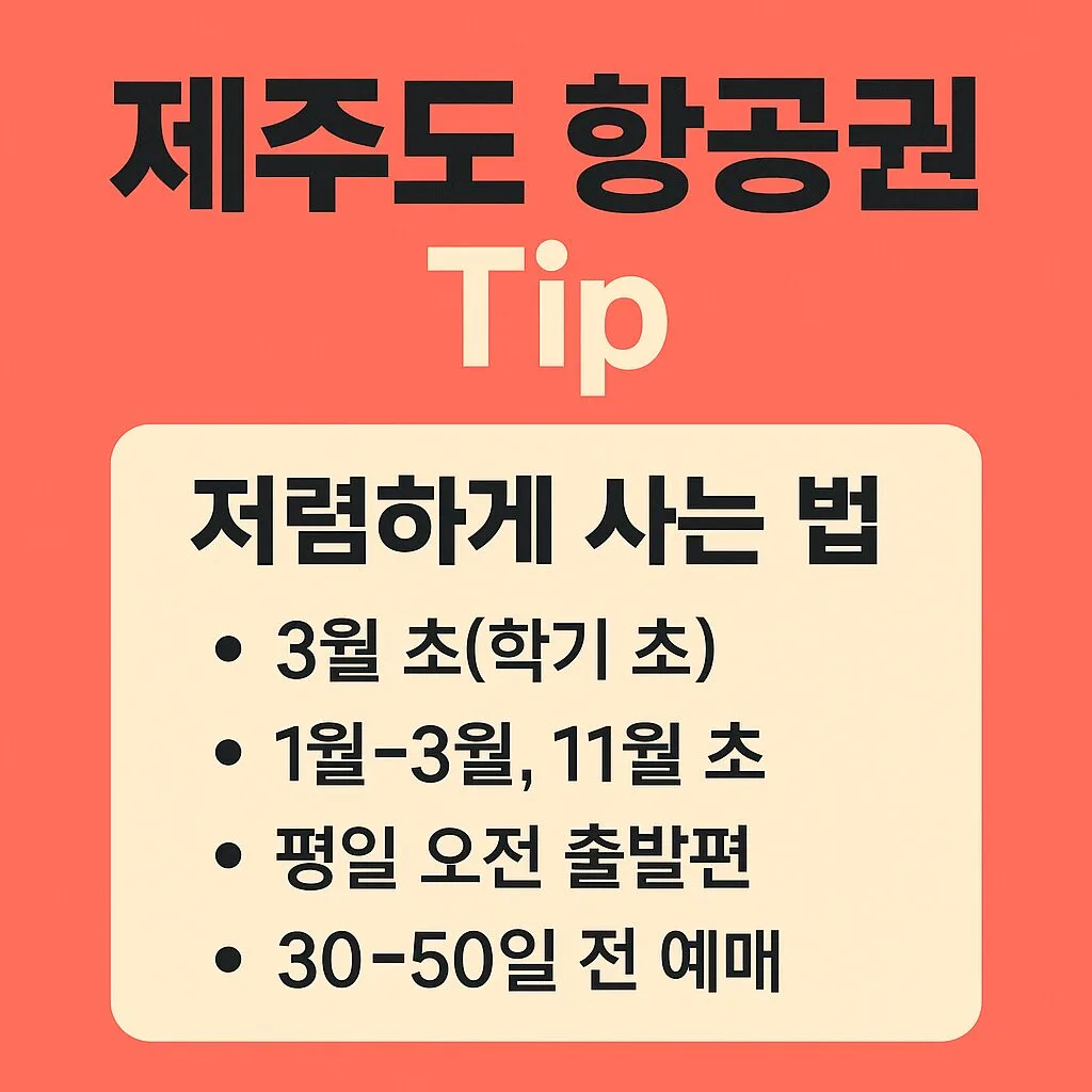 “제주도 비행기표, 똑같이 타도 가격은 천차만별인 이유”