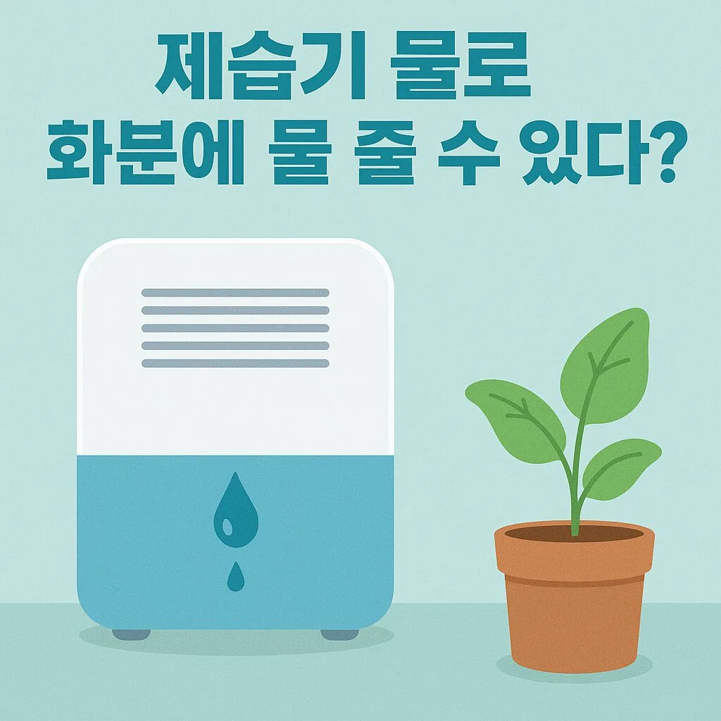 "제습기 물로 화분에 물 준 순간…식물에 벌어진 참사"