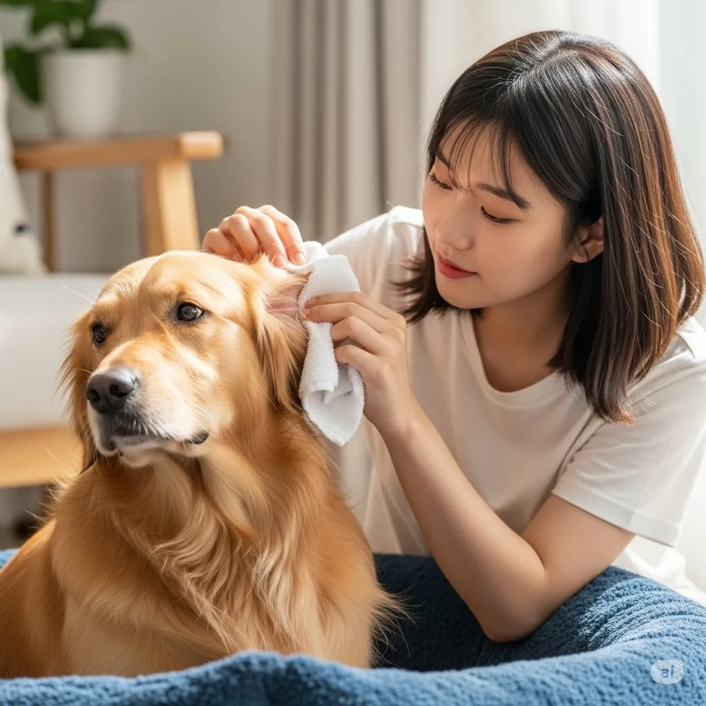 “강아지 물놀이 후 귀청소 방법” — 여름철 외이염 예방을 위한 필수 가이드