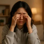 “당신 눈, 당신 손에 시력을 빼앗길 수 있다—눈 자주 비비면 안되는 이유 7가지”