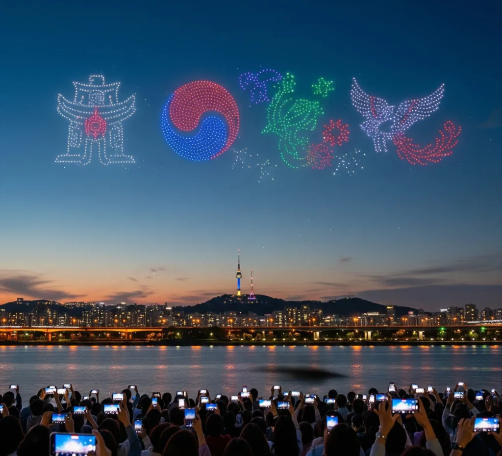“하늘이 메이플스토리로 물든다! 성남에서 폭발하는 3,000대 드론쇼, 이번 주말 꼭 봐야 할 이유”