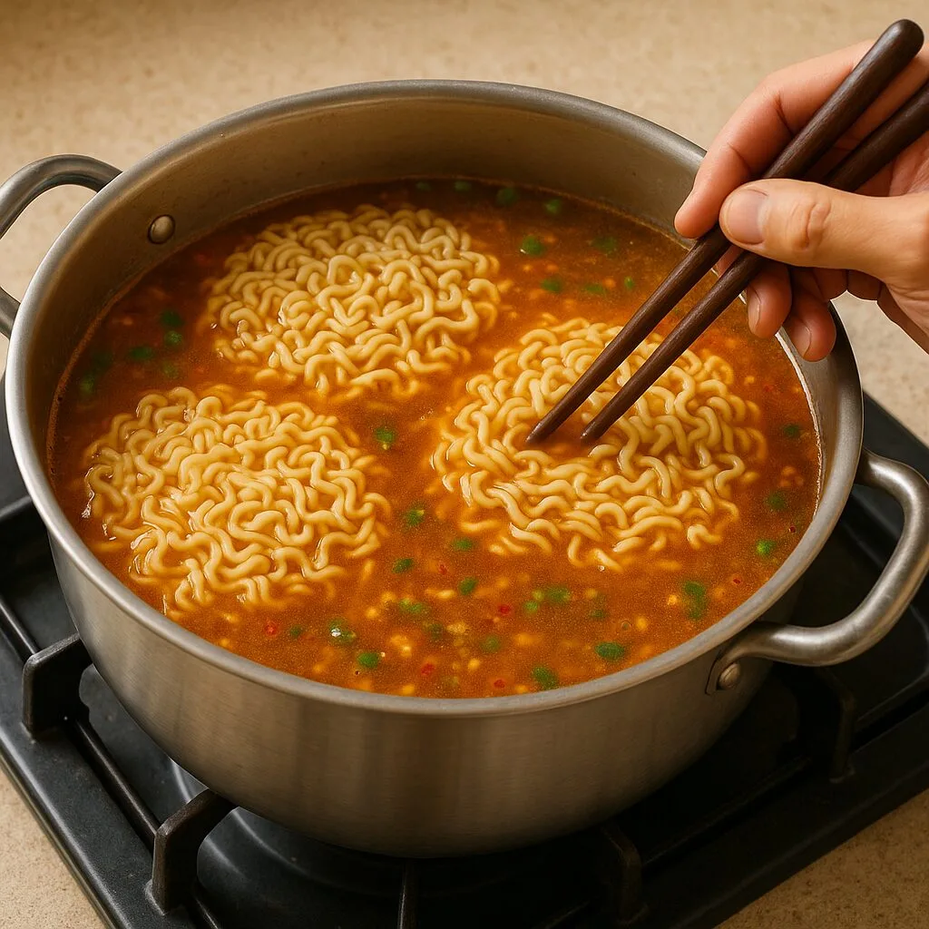 라면 3개 끓일 때 물 양 제대로 맞추는 법