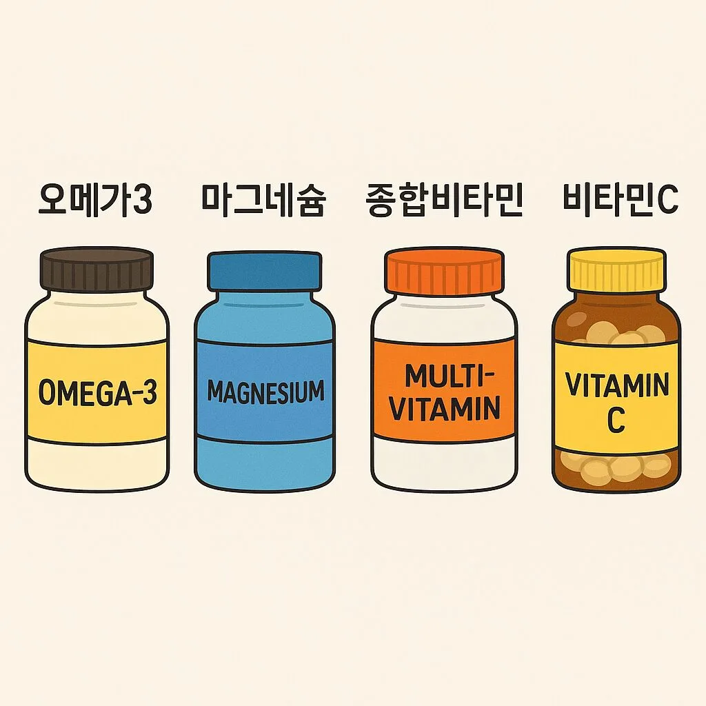 오메가3, 마그네슘, 종합비타민, 비타민C… 영양제 제대로 먹는 시간 따로 있다