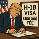 트럼프, H-1B 취업비자에 연 1억4천만 원 수수료 부과…미국 노동시장 충격