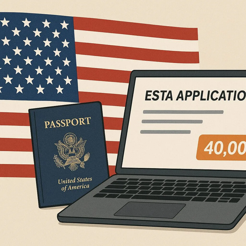 미국 ESTA 수수료, 기존 21달러에서 40달러로 대폭 인상 — 2025년 9월 30일부터 시행