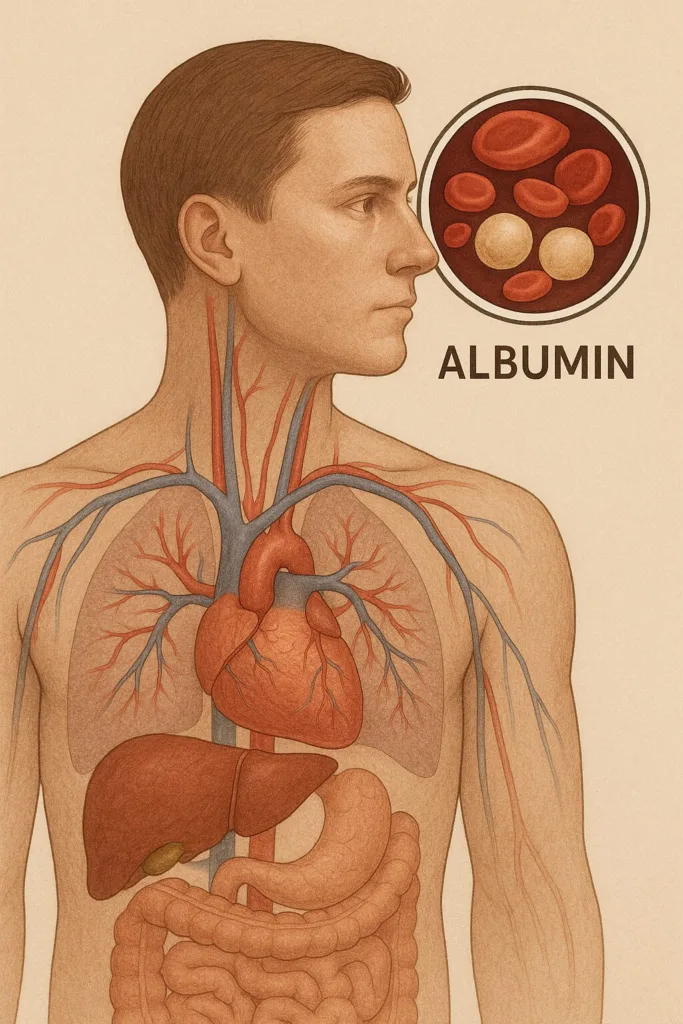 “혈관 속 숨은 수호자” – 체내 단백질 Albumin이 보내는 경고 신호 5가지