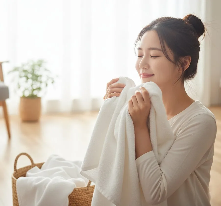 “수건이 쉰내 나면 더러움이다? 냄새 100% 제거하는 세탁법 공개”