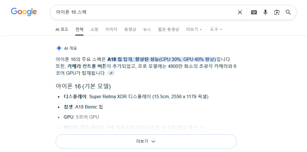 구글 ‘제로클릭 검색’의 확산, 클릭 없는 시대가 온다… 언론사 트래픽 구조가 무너진다 1 구글 ‘제로클릭 검색’의 확산, 클릭 없는 시대가 온다… 언론사 트래픽 구조가 무너진다