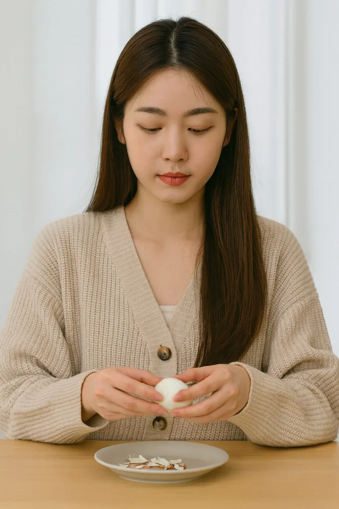삶은 계란 껍질, 깔끔하게 벗기는 법… “완벽한 삶은 계란의 비밀” 1 삶은 계란 껍질, 깔끔하게 벗기는 법… “완벽한 삶은 계란의 비밀”