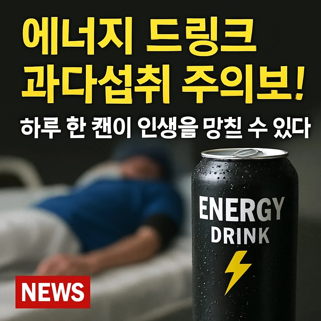 “하루 한 캔이 인생을 망친다? 에너지드링크 과다섭취의 충격적인 후폭풍”