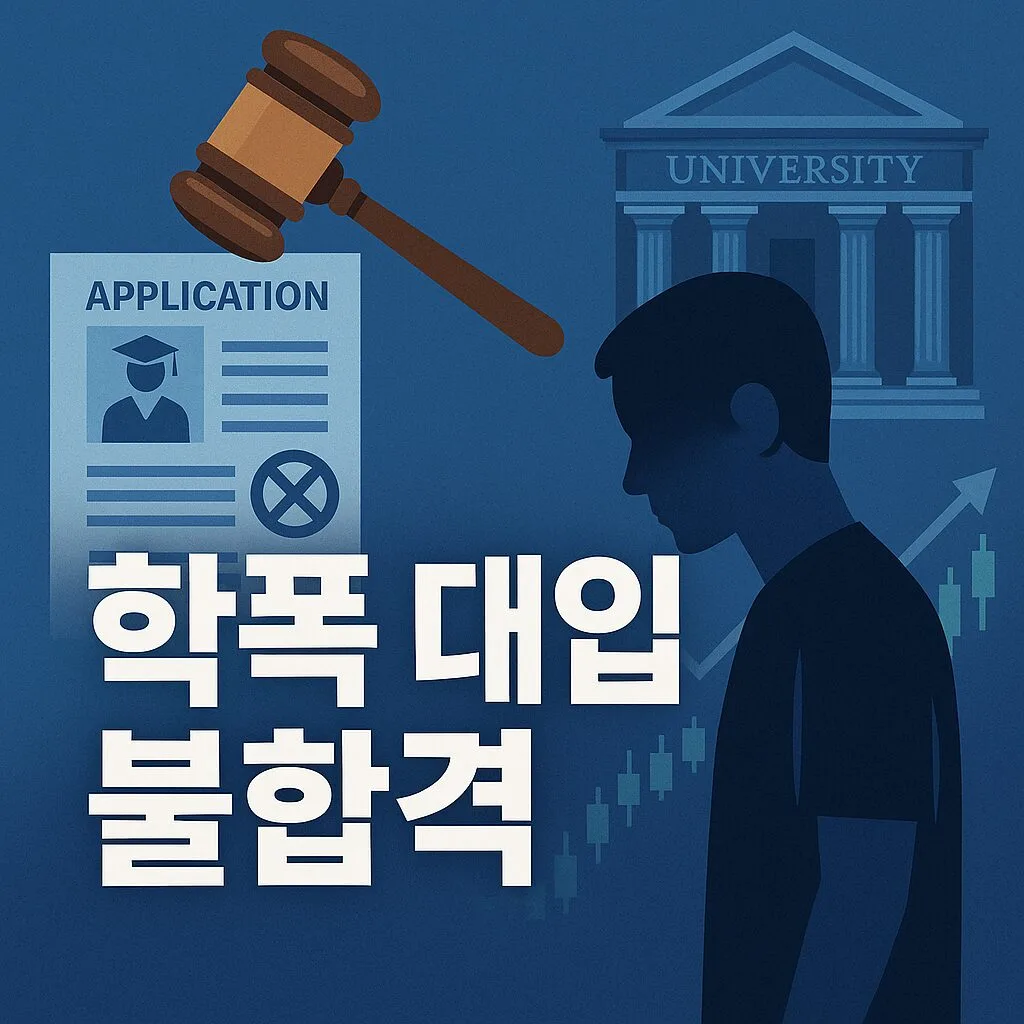 “학폭 이력자, 대입 문턱서 ‘철벽’ 맞았다…45명 불합격 사태”