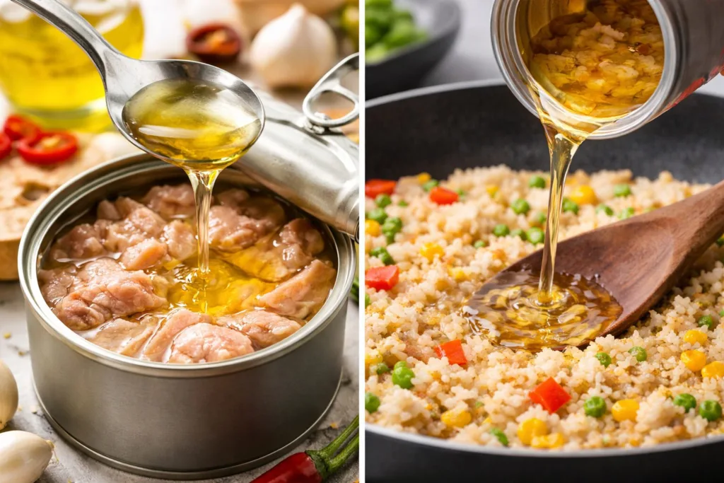 “다 버리던 참치기름, 사실 제일 맛있는 부분입니다” 요리 고수들은 절대 안 버립니다