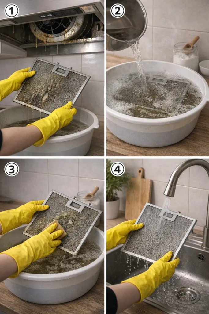 “닦아도 다시 끈적?” 주방 후드 기름때, 전문가들이 절대 숨기지 않는 초간단 청소법