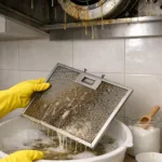 “닦아도 다시 끈적?” 주방 후드 기름때, 전문가들이 절대 숨기지 않는 초간단 청소법