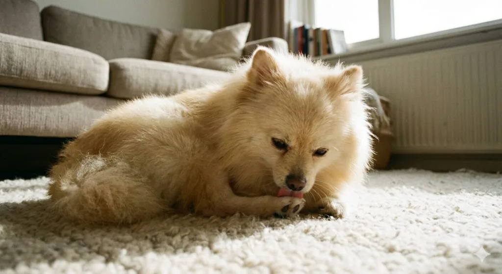 강아지가 발바닥을 계속 핥는다? 숨은 이유 10가지 + 정확한 해결법