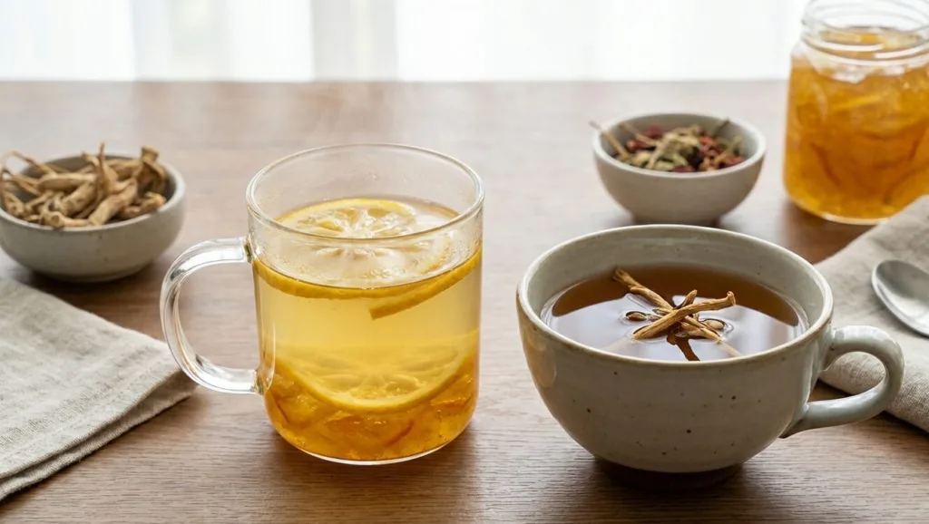 겨울 필독! “기침·가래 싹 잡는 차 TOP 7” — 약보다 효과적이라고 입소문 난 비법 차