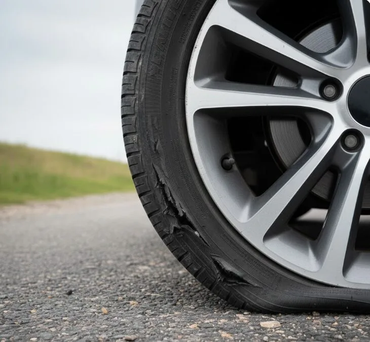 갑자기 바람 빠진 타이어…‘플러그 키트(지렁이)’ 응급수리, 어디까지 안전한가