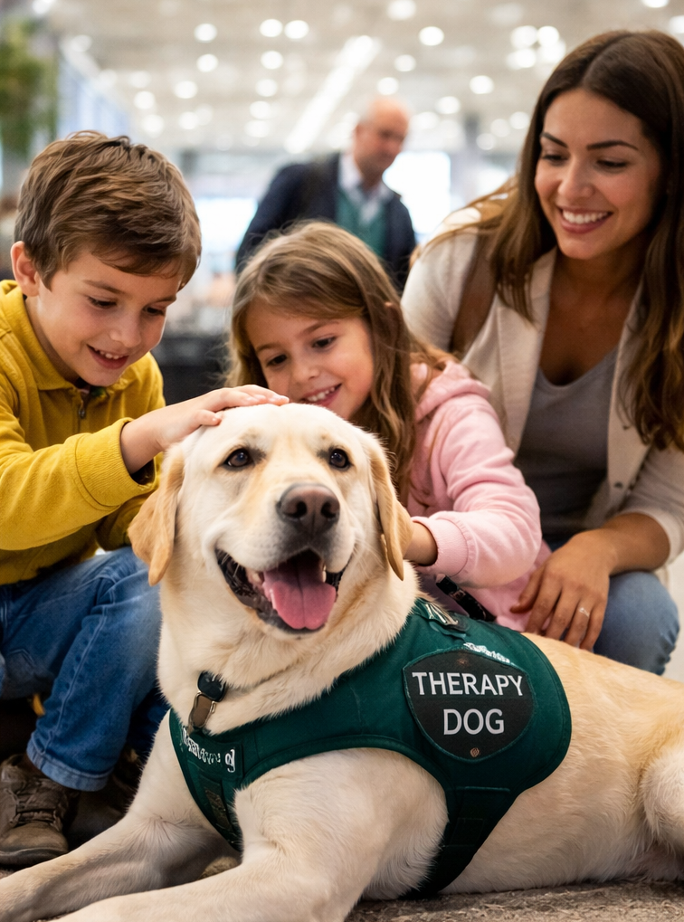 멕시코 펠리페 앙헬레스 국제공항 정서 지원견 프로그램: 이용객 피로·스트레스 완화를 위한 도입