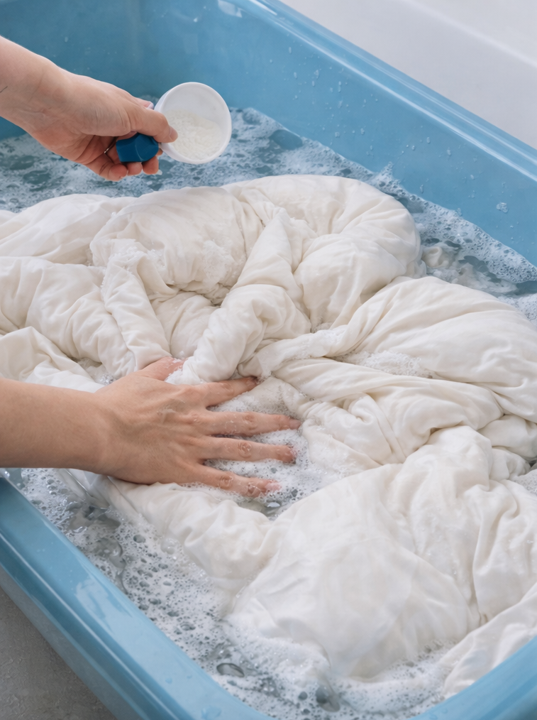 “이불, 그냥 빨면 오히려 더 더럽다”