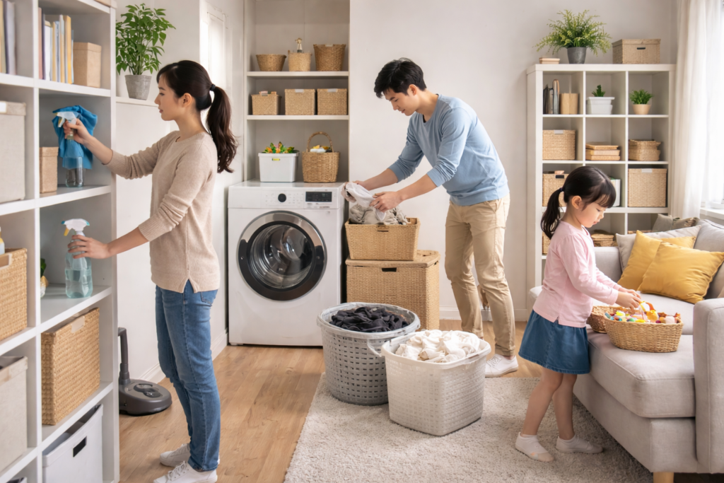 집안일 잘하는 법, 청소·세탁·정리를 나누면 집안일 꿀팁이 보인다