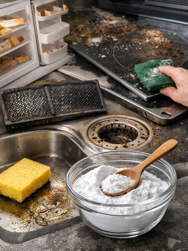 주방청소 베이킹소다·과탄산소다 활용법 비교 4 주방청소 베이킹소다·과탄산소다 활용법 비교