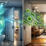 화장실 환풍기 틀고 문 열면 세균 퍼질까